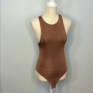 NEVER WORN chocolate body suit